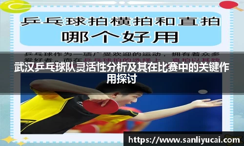 武汉乒乓球队灵活性分析及其在比赛中的关键作用探讨